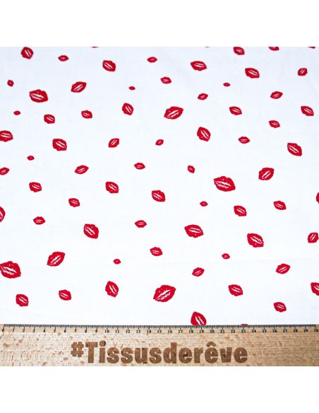 Piqué 100% coton milleraies - Bouche