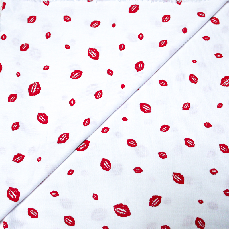 Piqué 100% coton milleraies - Bouche