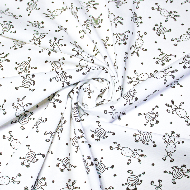 Piqué 100% coton milleraies - Doudou kaki