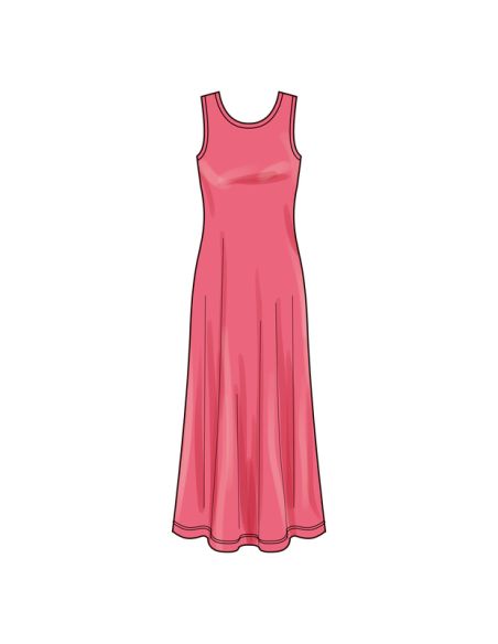 Patron New Look 6775 - Robe en tricot en deux longueurs