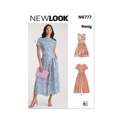 Patron New Look 6777 - Robe et combinaison