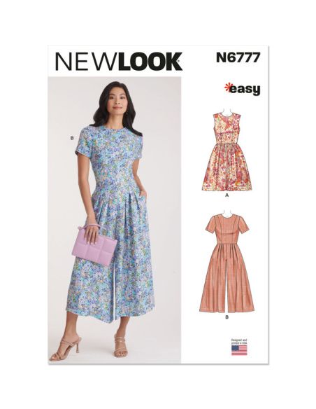 Patron New Look 6777 - Robe et combinaison