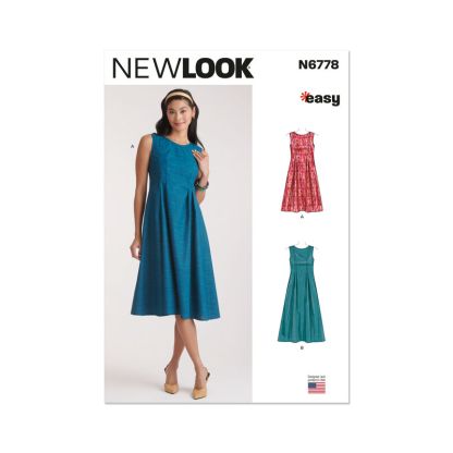 Patron New Look 6778 - Robe en deux longueurs