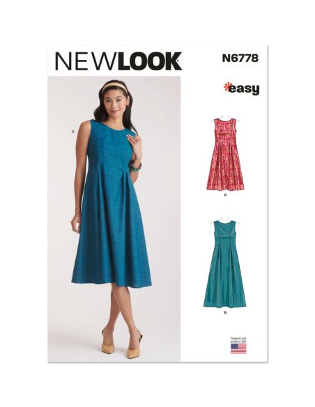 Patron New Look 6778 - Robe en deux longueurs