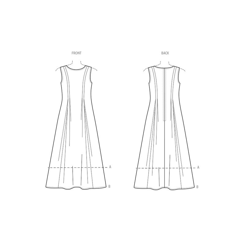 Patron New Look 6778 - Robe en deux longueurs