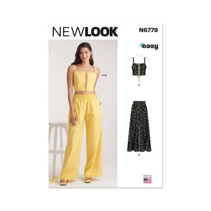 Patron New Look 6779 - Brassière et pantalon