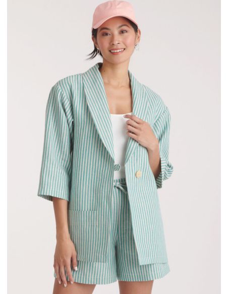 Patron New Look 6780 - Veste, short et pantalon