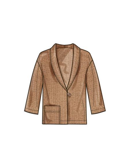 Patron New Look 6780 - Veste, short et pantalon