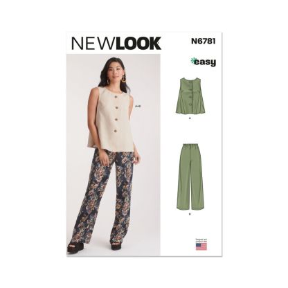 Patron New Look 6781 - Haut et pantalon