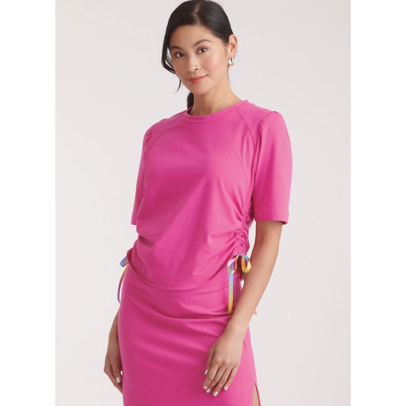 Patron New Look 6782 - Haut et jupe en tricot