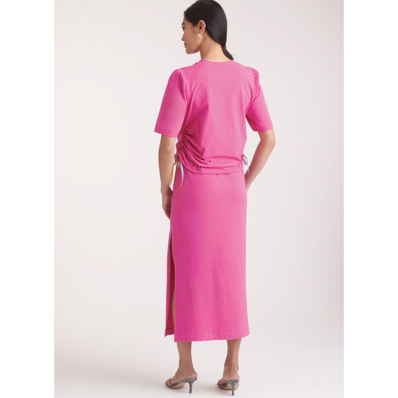 Patron New Look 6782 - Haut et jupe en tricot