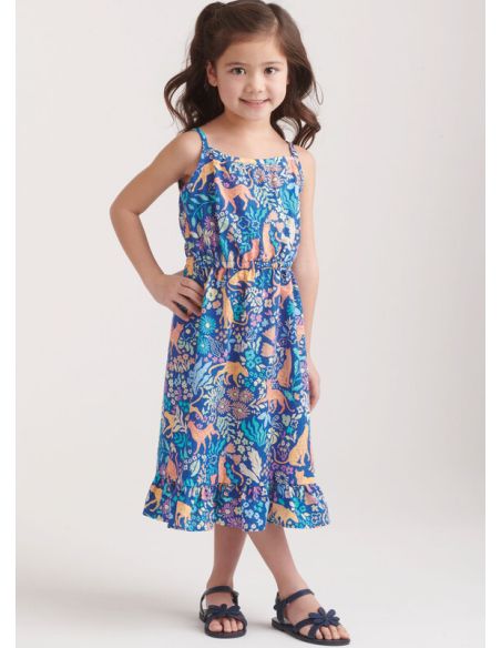 Patron New Look 6783 - Combinaison et robe d’été pour enfants