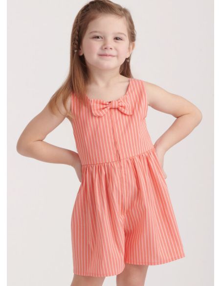 Patron New Look 6784 - Robes et barboteuse pour enfants