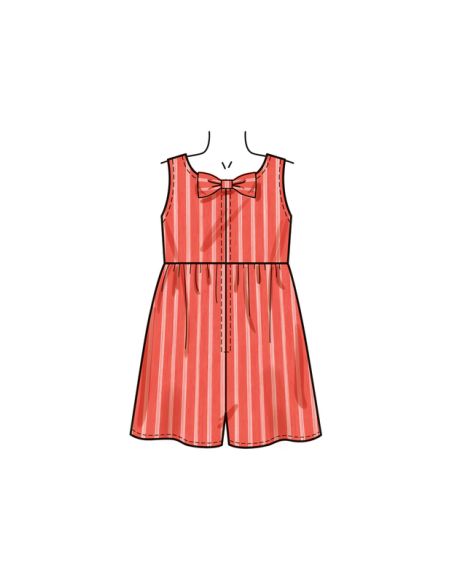 Patron New Look 6784 - Robes et barboteuse pour enfants