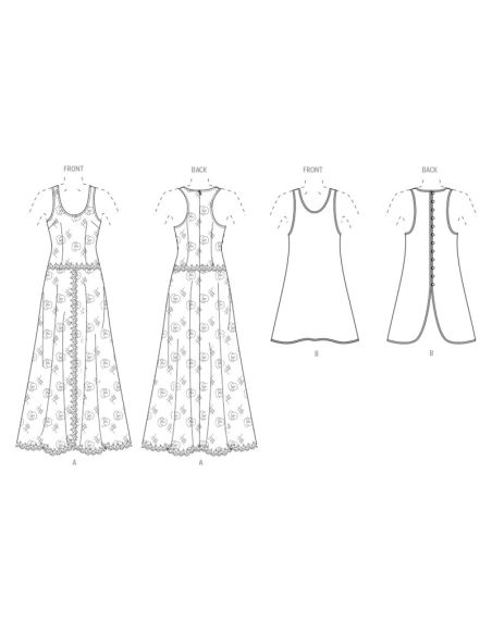 Patron Vogue 2028 H5 - Robe