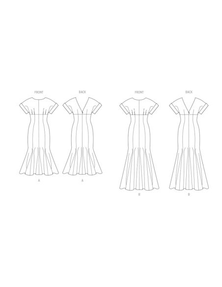 Patron Vogue 2027 D5 - Robe