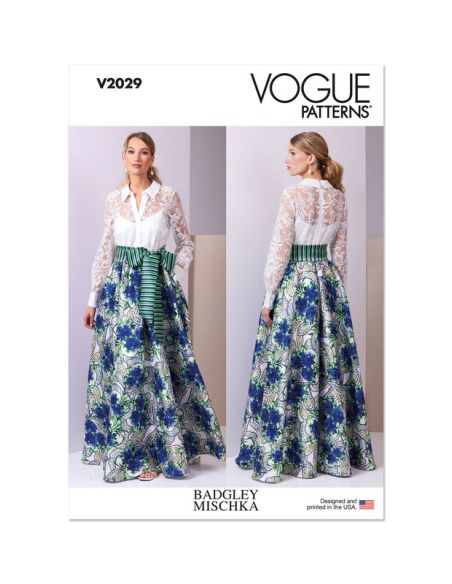 Patron Vogue 2029 B5 - Robe