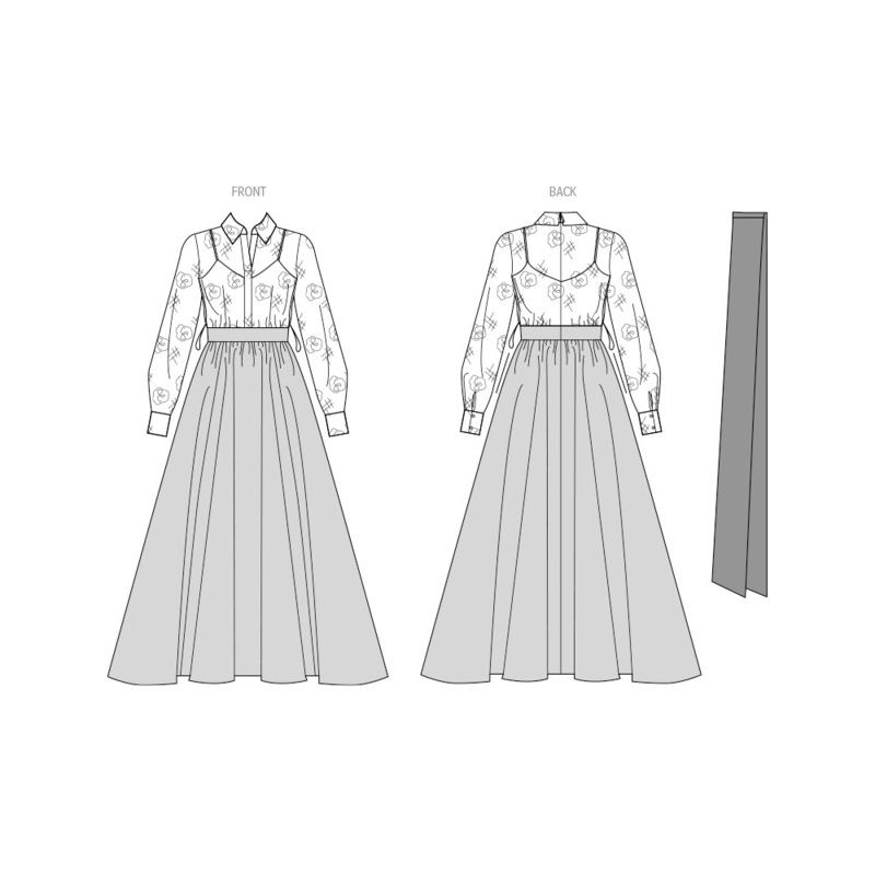 Patron Vogue 2029 B5 - Robe