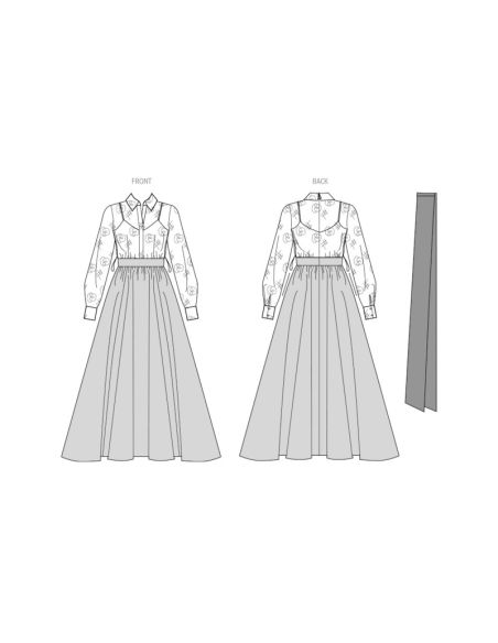 Patron Vogue 2029 B5 - Robe