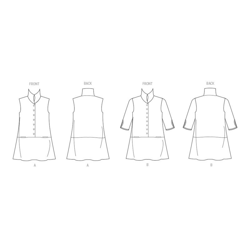 Patron Vogue 2030 B5 - Tunique trapèze