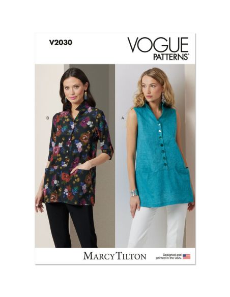 Patron Vogue 2030 B5 - Tunique trapèze