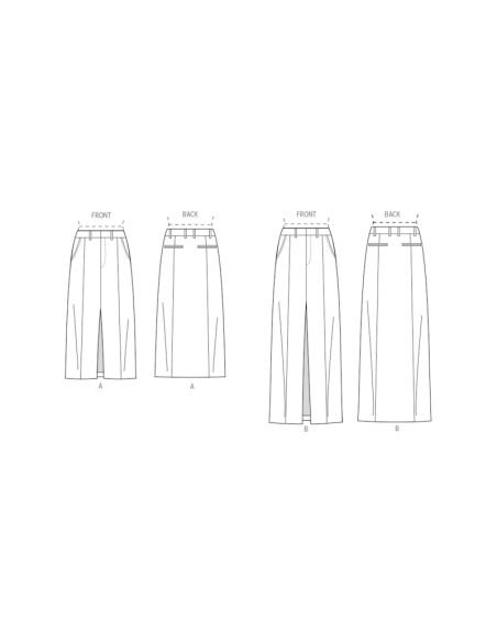 Patron Vogue 2032 B5 - Jupe