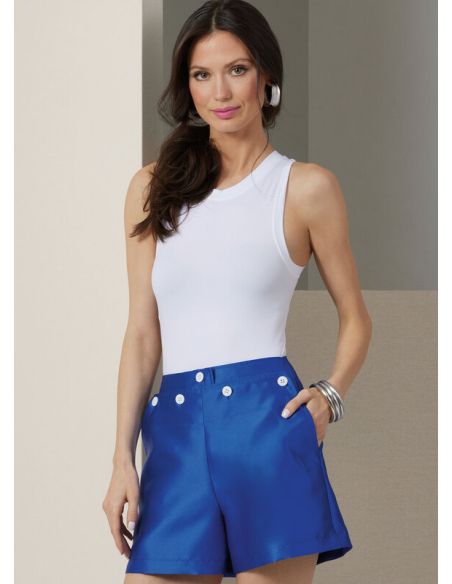 Patron Vogue 2034 B5 - Short ou pantalon style marin