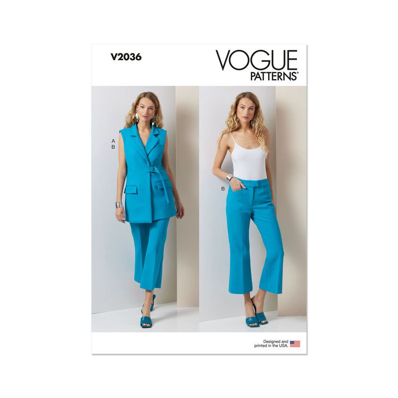 Patron Vogue 2036 H5 - Gilet
