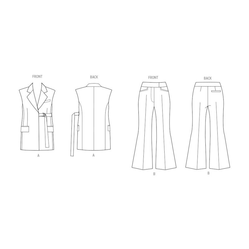 Patron Vogue 2036 H5 - Gilet