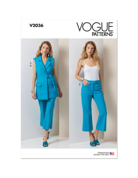 Patron Vogue 2036 H5 - Gilet