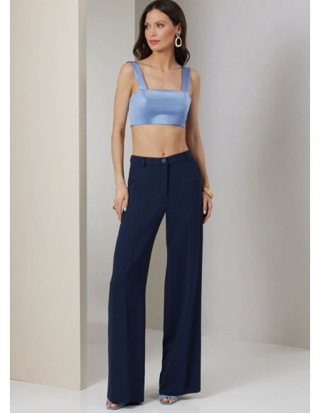 Patron Vogue 2037 B5 - Chemise, crop top et pantalon