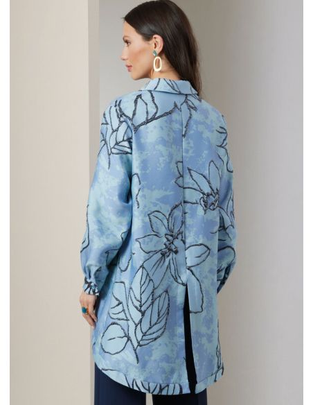 Patron Vogue 2037 B5 - Chemise, crop top et pantalon