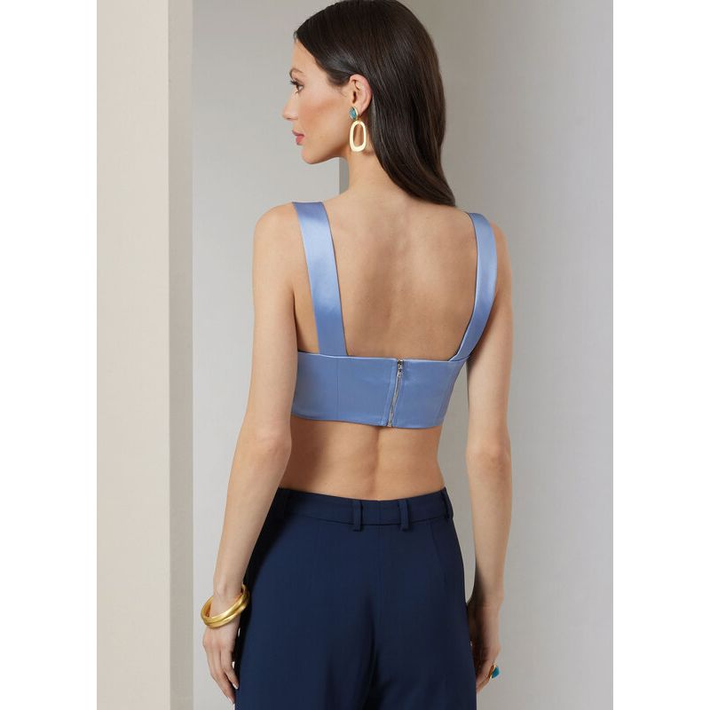 Patron Vogue 2037 B5 - Chemise, crop top et pantalon