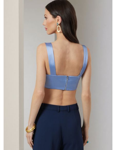 Patron Vogue 2037 B5 - Chemise, crop top et pantalon