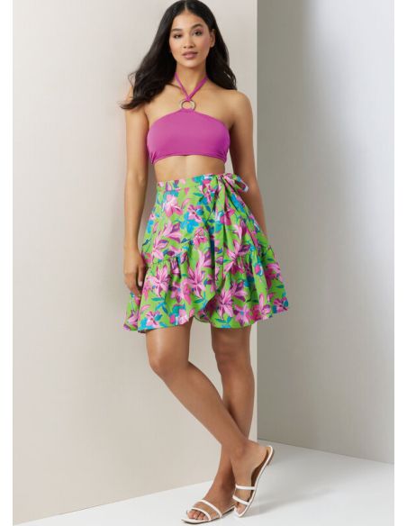 Patron Vogue 2038 A - Bikini et paréo