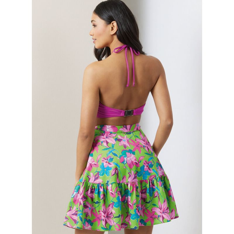 Patron Vogue 2038 A - Bikini et paréo