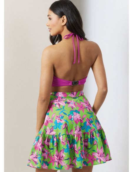 Patron Vogue 2038 A - Bikini et paréo