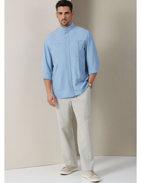 Patron Vogue 2039 A - Chemise et pantalon unisexes