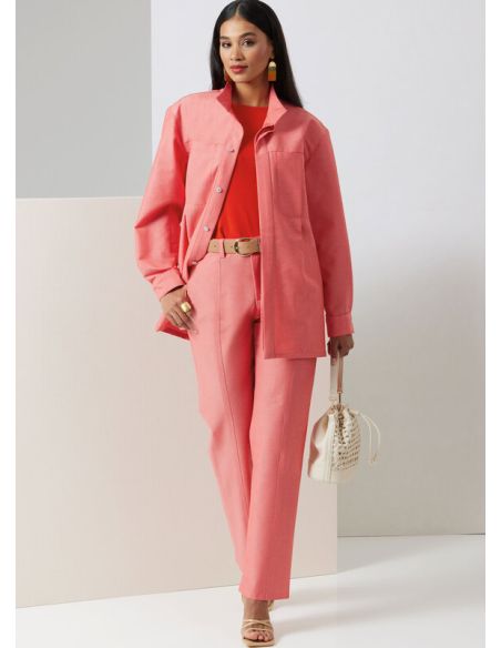 Patron Vogue 2039 A - Chemise et pantalon unisexes