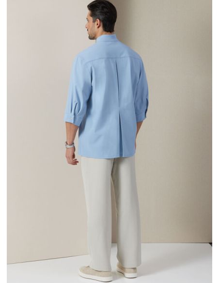 Patron Vogue 2039 A - Chemise et pantalon unisexes