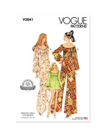 Patron Vogue 2041 A - Combinaison