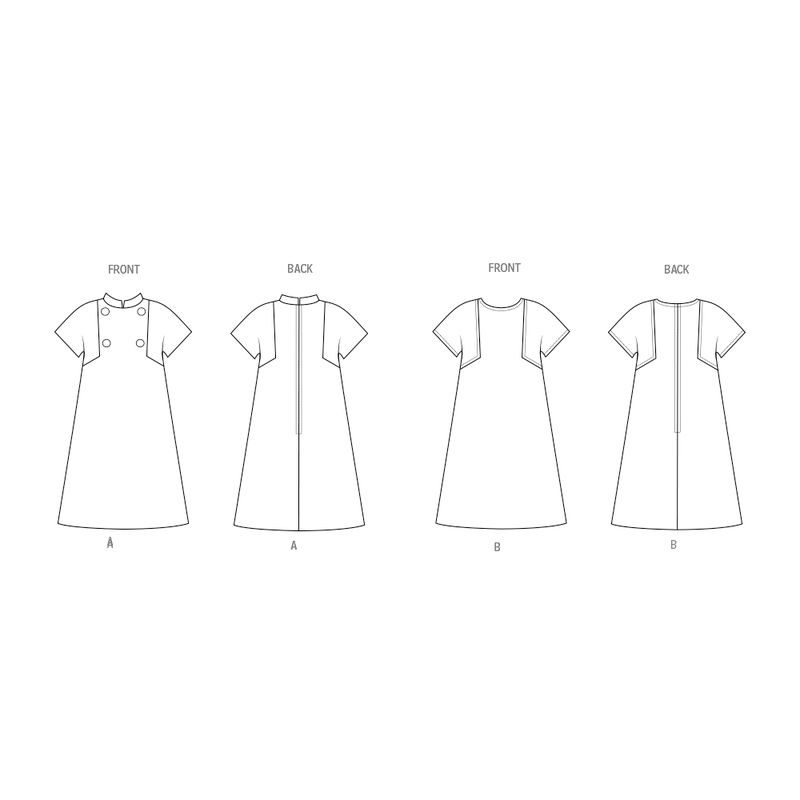 Patron Butterick 6990/K5 - Robe une pièce Vintage Butterick des années 1960