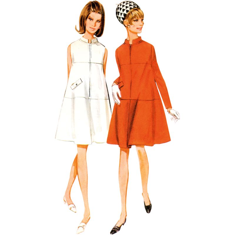 Patron Butterick 6991/K5 - Robe une pièce Vintage Butterick des années 1960