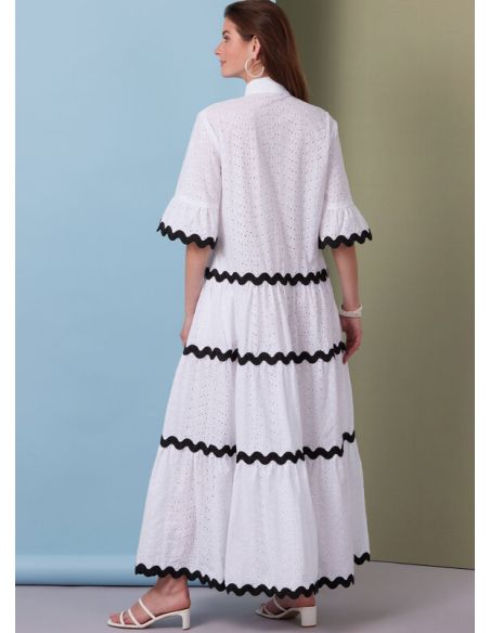 Patron Butterick 6993/K5 - Robes amples avec col montant