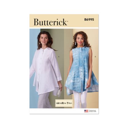 Patron Butterick 6995/K5 - Hauts à pied de col