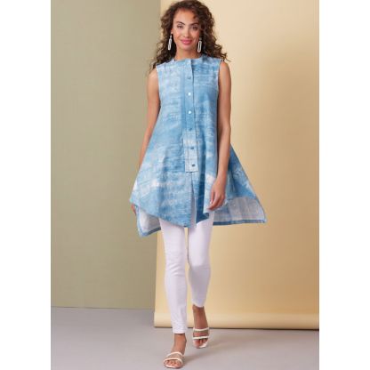 Patron Butterick 6995/K5 - Hauts à pied de col 2