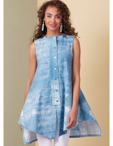 Patron Butterick 6995/K5 - Hauts à pied de col