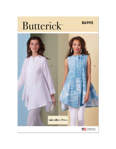 Patron Butterick 6995/K5 - Hauts à pied de col