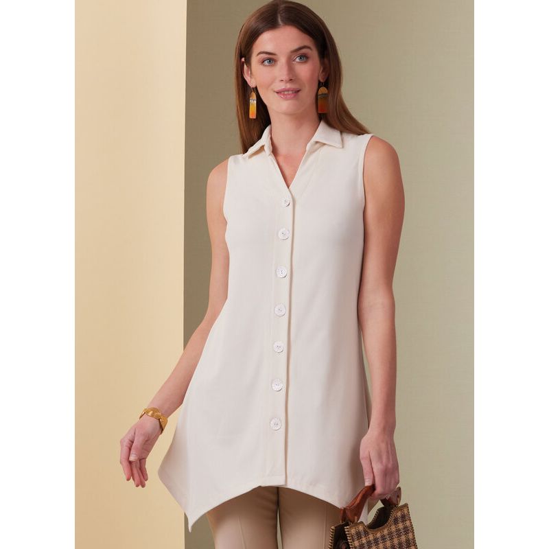 Patron Butterick 6997/AA - Hauts moulants en maille