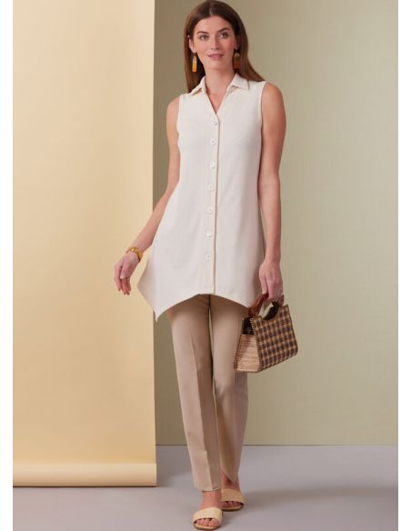 Patron Butterick 6997/AA - Hauts moulants en maille